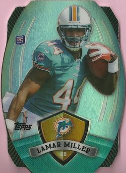 2012 Topps - Game Time Giveaway Die Cut #46 Lamar Miller Front