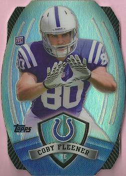 2012 Topps - Game Time Giveaway Die Cut #49 Coby Fleener Front