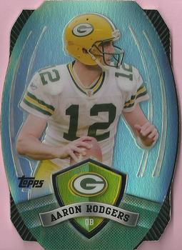 2012 Topps - Game Time Giveaway Die Cut #5 Aaron Rodgers Front