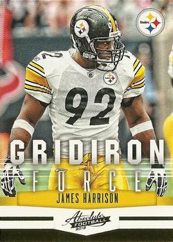 2012 Panini Absolute - Gridiron Force #3 James Harrison Front