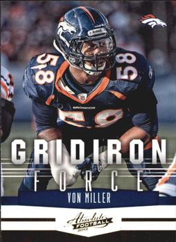 2012 Panini Absolute - Gridiron Force #10 Von Miller Front