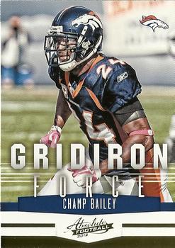 2012 Panini Absolute - Gridiron Force #11 Champ Bailey Front