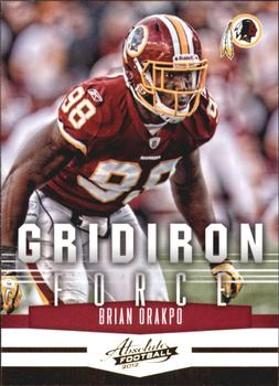 2012 Panini Absolute - Gridiron Force #22 Brian Orakpo Front