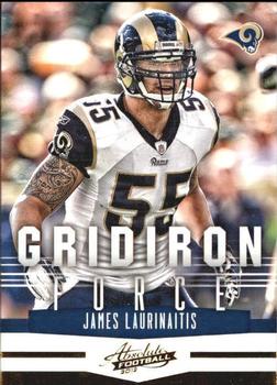 2012 Panini Absolute - Gridiron Force #25 James Laurinaitis Front