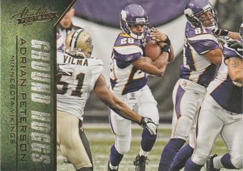 2012 Panini Absolute - Ground Hoggs #12 Adrian Peterson Front