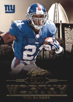 2012 Panini Absolute - Hall Worthy #23 Tiki Barber Front