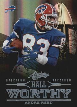 2012 Panini Absolute - Hall Worthy Spectrum #19 Andre Reed Front