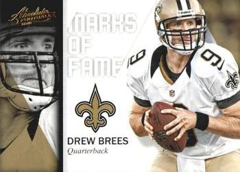 2012 Panini Absolute - Marks of Fame #6 Drew Brees Front