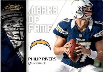 2012 Panini Absolute - Marks of Fame #18 Philip Rivers Front