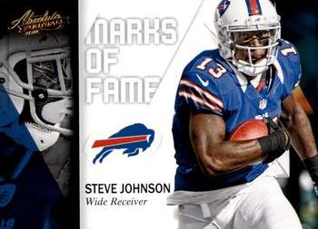 2012 Panini Absolute - Marks of Fame #23 Steve Johnson Front