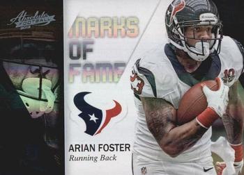2012 Panini Absolute - Marks of Fame Spectrum #2 Arian Foster Front