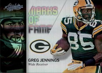 2012 Panini Absolute - Marks of Fame Spectrum #7 Greg Jennings Front