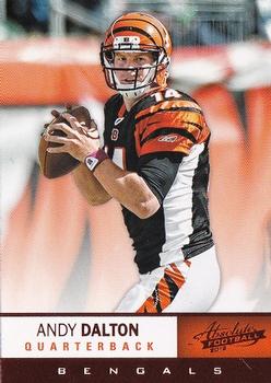 2012 Panini Absolute - Retail #8 Andy Dalton Front