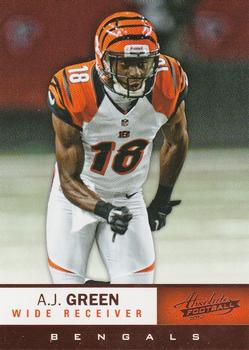 2012 Panini Absolute - Retail #9 A.J. Green Front