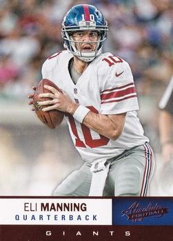 2012 Panini Absolute - Retail #66 Eli Manning Front