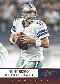 2012 Panini Absolute - Retail #82 Tony Romo Front