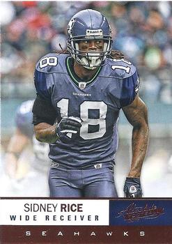 2012 Panini Absolute - Retail #86 Sidney Rice Front