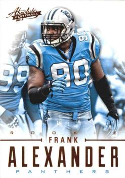 2012 Panini Absolute - Retail #135 Frank Alexander Front