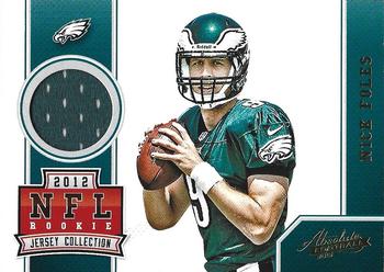 2012 Panini Absolute - Rookie Jersey Collection #22 Nick Foles Front
