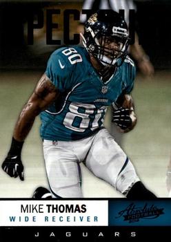 2012 Panini Absolute - Spectrum Black #24 Mike Thomas Front