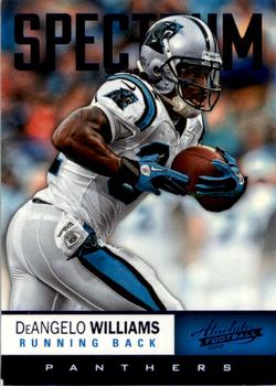 2012 Panini Absolute - Spectrum Blue #3 DeAngelo Williams Front