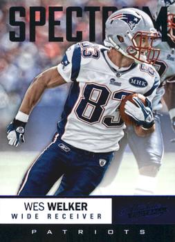 2012 Panini Absolute - Spectrum Blue #36 Wes Welker Front