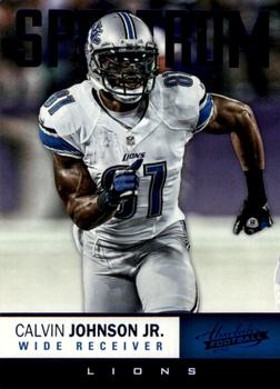 2012 Panini Absolute - Spectrum Blue #46 Calvin Johnson Jr. Front