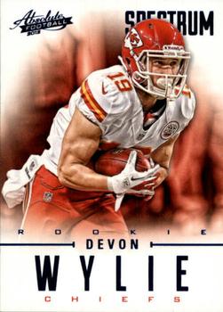 2012 Panini Absolute - Spectrum Blue #128 Devon Wylie Front