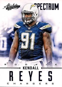2012 Panini Absolute - Spectrum Blue #152 Kendall Reyes Front