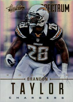 2012 Panini Absolute - Spectrum Gold #109 Brandon Taylor Front