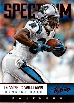 2012 Panini Absolute - Spectrum Red #3 DeAngelo Williams Front