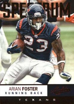 2012 Panini Absolute - Spectrum Red #17 Arian Foster Front