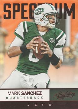 2012 Panini Absolute - Spectrum Red #38 Mark Sanchez Front