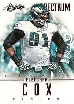 2012 Panini Absolute - Spectrum Red #134 Fletcher Cox Front