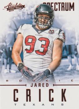 2012 Panini Absolute - Spectrum Red #145 Jared Crick Front