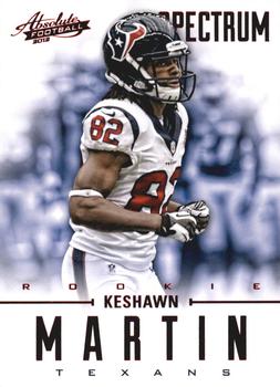 2012 Panini Absolute - Spectrum Red #153 Keshawn Martin Front