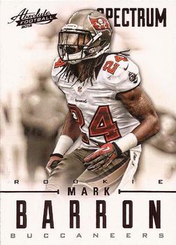 2012 Panini Absolute - Spectrum Red #161 Mark Barron Front