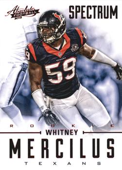 2012 Panini Absolute - Spectrum Red #195 Whitney Mercilus Front