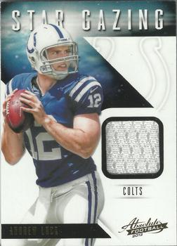 2012 Panini Absolute - Star Gazing Materials #4 Andrew Luck Front
