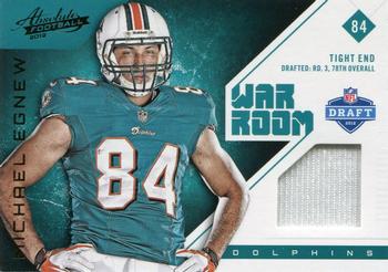 2012 Panini Absolute - War Room Materials #22 Michael Egnew Front