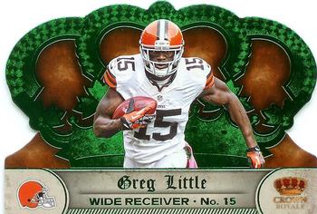 2012 Panini Crown Royale - Green Crown #15 Greg Little Front