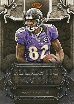 2012 Panini Crown Royale - Majestic Motion #1 Torrey Smith Front