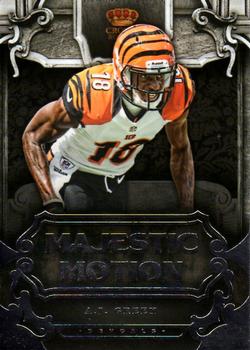 2012 Panini Crown Royale - Majestic Motion #2 A.J. Green Front