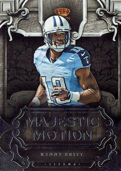 2012 Panini Crown Royale - Majestic Motion #7 Kenny Britt Front