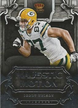 2012 Panini Crown Royale - Majestic Motion #17 Jordy Nelson Front