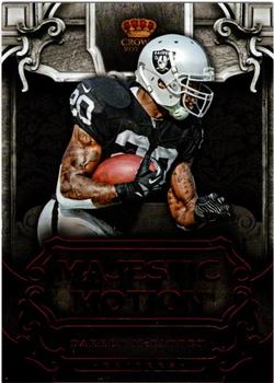 2012 Panini Crown Royale - Majestic Motion Red #14 Darren McFadden Front