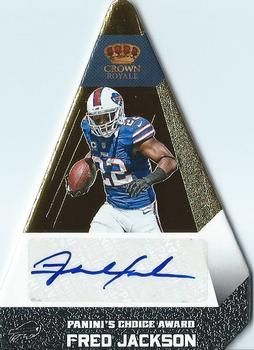 2012 Panini Crown Royale - Panini's Choice Autographs Gold #34 Fred Jackson Front