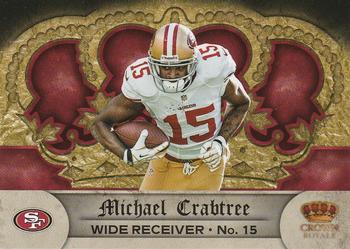 2012 Panini Crown Royale - Retail #122 Michael Crabtree Front