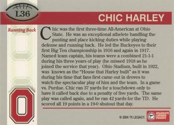 2004-09 TK Legacy Ohio State Buckeyes #L36 Chic Harley Back