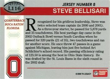 2004-09 TK Legacy Ohio State Buckeyes #L116 Steve Bellisari Back